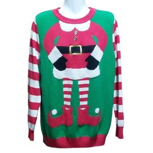 To Be Jolly Women's Christmas Sweater Size Medium EUC